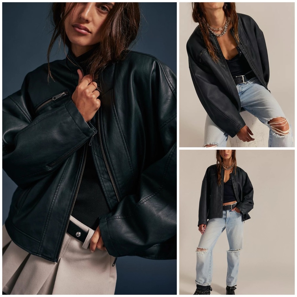𝓯𝓹 Free People ~ We The Free Vinny Vegan Bomber